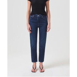 Agolde RILEY HIGH RISE STRAIGHT CROP (STRETCH)
IN DIVIDED size 25